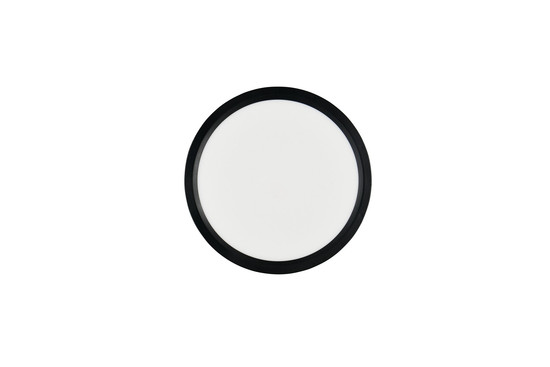 Reality R65891132 Draco LED Deckenleuchte 18W ⌀23cm dimmbar Schwarz Matt CCT einstellbare Lichtfarbe