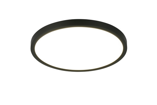 Reality R65891932 Draco LED Deckenleuchte 30W ⌀40cm dimmbar Schwarz Matt CCT einstellbare Lichtfarbe