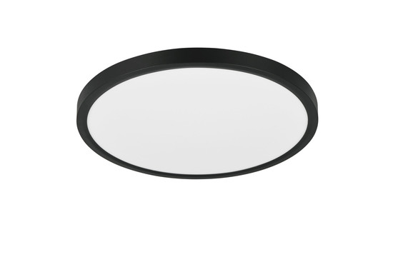 Reality R65891932 Draco LED Deckenleuchte 30W ⌀40cm dimmbar Schwarz Matt CCT einstellbare Lichtfarbe