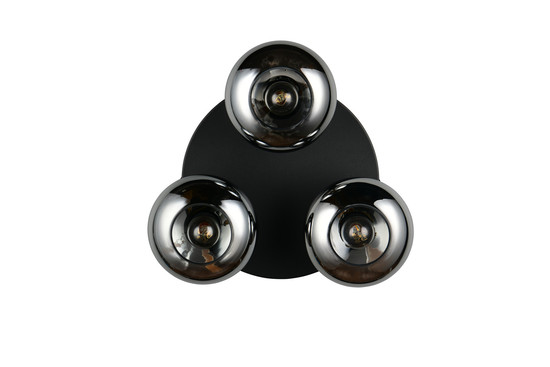 Reality R66643054 Divina E14 Deckenleuchte 3-fach ⌀39cm Rauchfarbig