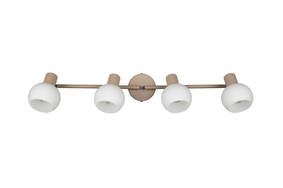 Reality R86374043 Boba E14 Strahler 4-fach ⌀10cm Warm Beige