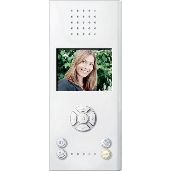 Ritto MEG4610-0319 Video-Freisprechstelle Color, polarweiß glänzend, System M