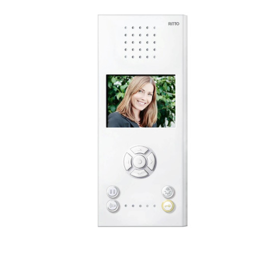 Ritto RGE1787770 Video-Freisprechstelle, Color, weiß