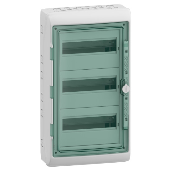 Schneider Electric 13435 Kaedra Kleinverteiler, 3x12 TE, IP65