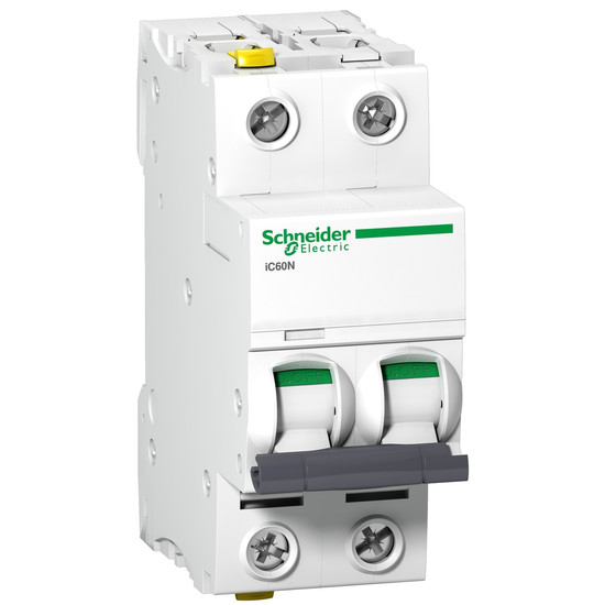 Schneider Electric A9F04213 Leitungsschutzschalter iC60N, 2P, 13A, C Charakteristik