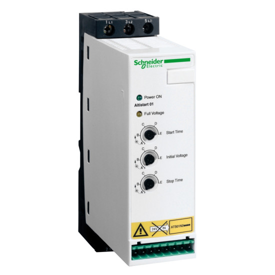 Schneider Electric ATS01N222QN Sanftanlasser für Asynchronmotor, ATS01, 22A, 380-415V, 7,5-11 KW