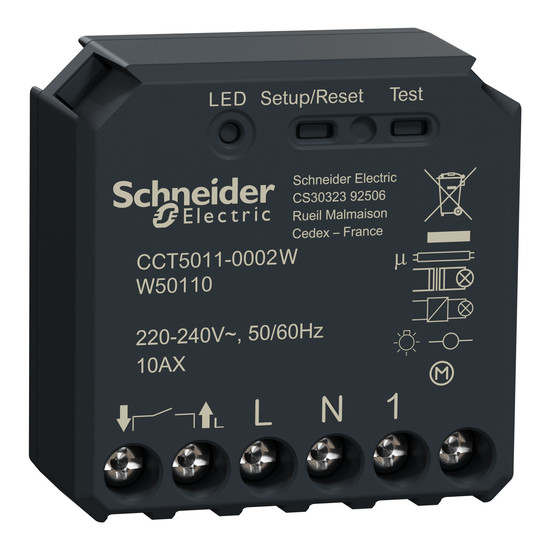 Schneider Electric CCT5011-0002W Wiser Schaltaktor 1fach UP