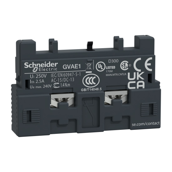 Schneider Electric GVAE1 Hilfsschalter, 1S oder 1Ö