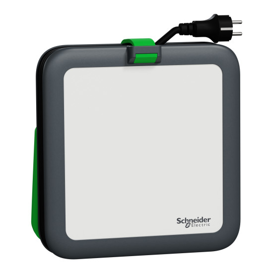 Schneider Electric IMT47272 LED Arbeitslampe Thorsman 55W 6800LM/ IP54/ IK08/ Steckd + USB A+C 2,4A, dimmbar