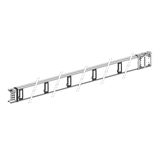Schneider Electric KSA160ED45010 KSA gerades Element, 160A, 5m, 10Abgänge