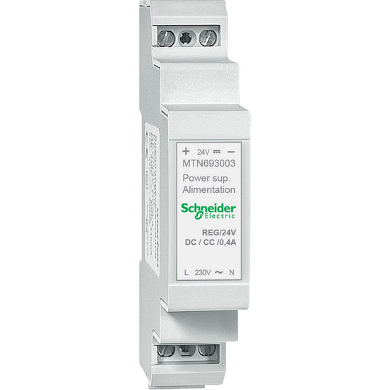 Schneider Electric MTN693003 Spannungsversorgung REG, DC 24 V/0,4 A, lichtgrau