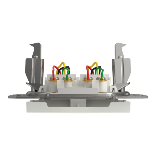 Schneider Electric ASFORA RJ11-Telefondose 2-Fach UP weiss EPH4270121D