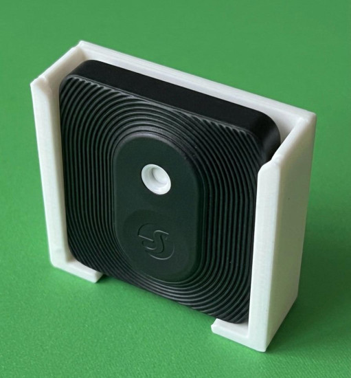 SOIXX Wandhalter für Shelly BLU H&T ZB - Zigbee Temperatur- Feuchtigkeitssensor Weiß Halter