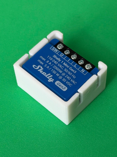 SOIXX Wandhalter für Shelly Mini Gen3 Halter Flach