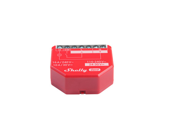Shelly 1PM Gen4 - Multiprotokoll-Schaltaktor mit Messfunktion, WLAN, Zigbee, Matter, BT