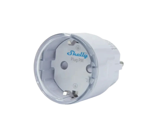 Shelly Plug PM Gen3 - Smarte WLAN Steckdose mit Messfunktion, Weiß, BT