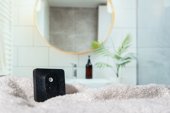 Shelly BLU H&T - Bluetooth Temperatur- & Feuchtigkeitssensor, Mokka