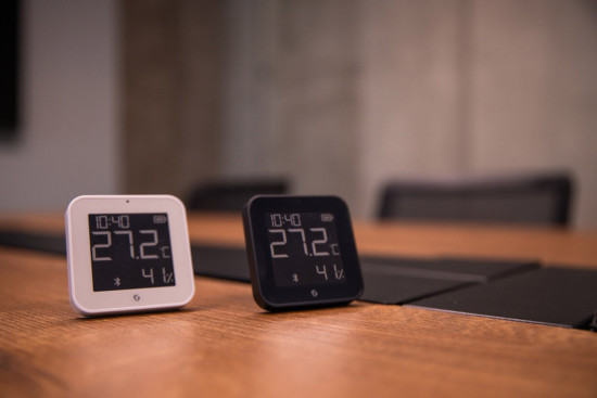 Shelly BLU H&T ZB - Zigbee Temperatur- & Feuchtigkeitssensor, Schwarz