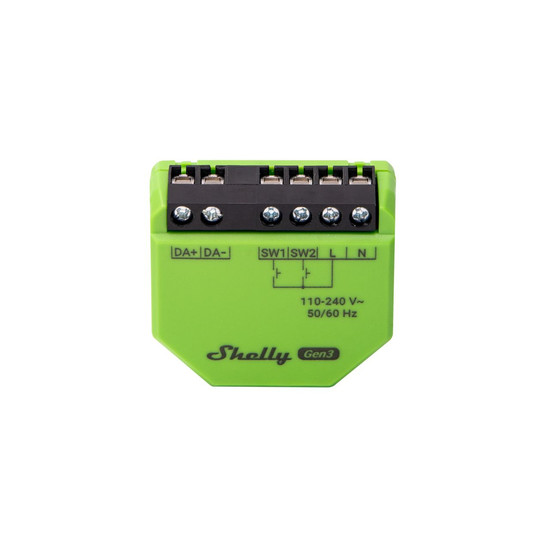 Shelly DALI Dimmer Gen3 - Smarte DALI-Lichtsteuerung, WLAN, LED Lichtcontroller Relais