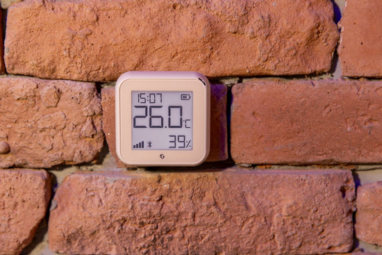 Shelly H&T Gen3 - WLAN Temperatur- & Feuchtigkeitssensor, Mokka, BT, USB-C