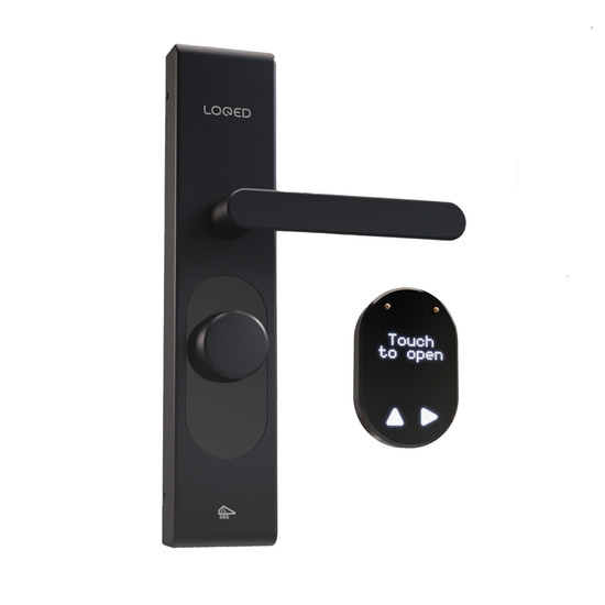 Shelly LOQED Touch Smart Lock - Schlüsselloses Türschloss, Black Edition