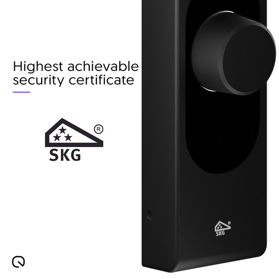 Shelly LOQED Touch Smart Lock - Schlüsselloses Türschloss, Black Edition