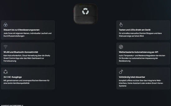 Shelly FrankEver Smarter Bewässerungscomputer FK-06X - Sprinkler Controller