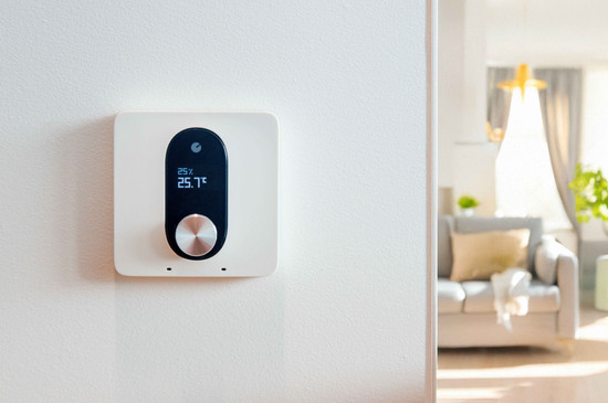 Shelly LinkedGo Smartes Fußbodenheizungs-Thermostat, Wandmontage ST1820, WLAN BT