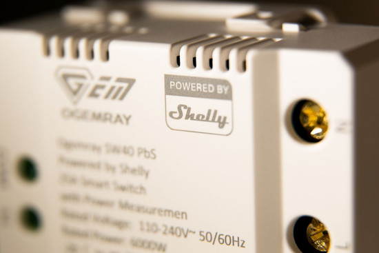 Shelly Ogemray Smart Relay - Hochleistungs-Schaltaktor, 25A