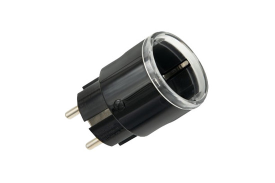 Shelly Plug S Gen3, Matter - Smarte Steckdose, Schwarz