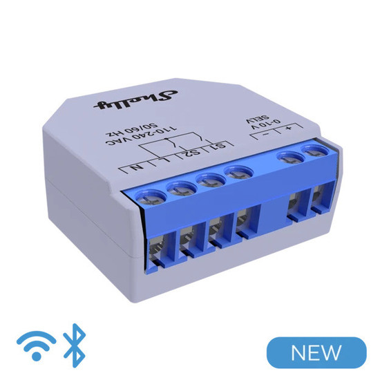 Shelly Plus 0-10V Dimmer - WLAN Steuergerät, 0-10V Treiber