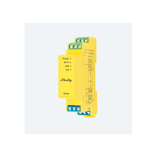 Shelly Pro RGBWW PM - DIN-Schienen LED Controller, RGBW, Messfunktion, WLAN, BT, LED Contoller