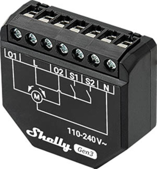 Shelly Rollladen-Set, Shelly Shutter + BLU Button Tough 1