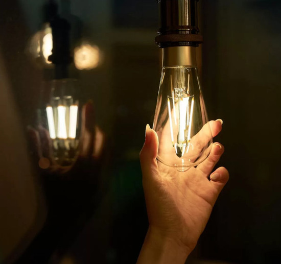 Shelly Vintage ST64 - Smarte LED-Birne, E27, Edison-Look, Dimmbar