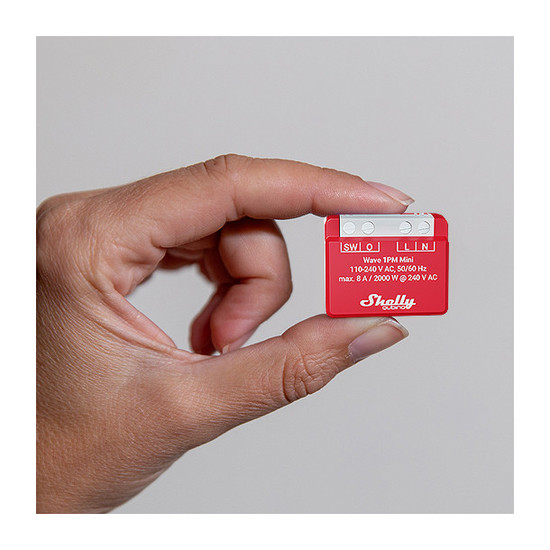 Shelly Wave 1PM Mini - Kompakter Z-Wave Aktor mit Messfunktion