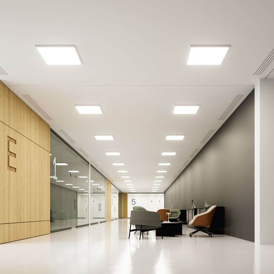 SIGOR LED Panel Aufbau Fled 620x620mm weiss UGR<19 36W 4000K IP20 90° 4320lm