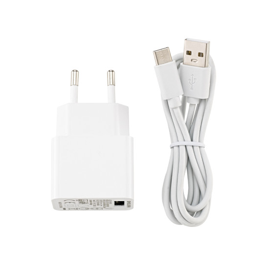 SIGOR Nuindie USB-C Ladekabel inkl Netzteil Ersatzteil Weiss 1.200mm