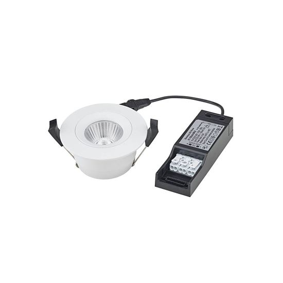 SIGOR Einbauleuchte Argent IP54 BM68/83mm IP54 LED-Modul 9W 3000-2000K 36° Ra95 DimmToWarm 360° schwenkbar