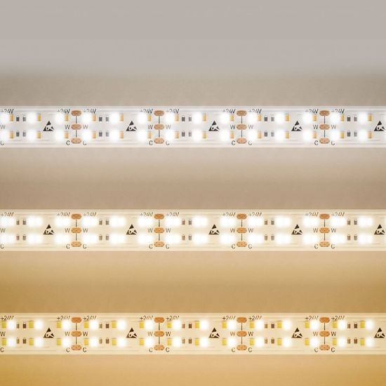 SIGOR 38,4W/m TW LED-Streifen 2100-4000K 5m 480 LED/m IP20 24V 3200lm RA90