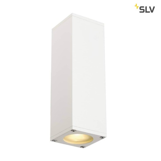 SLV 1000327 THEO UP DOWN QPAR51 Wandleuchte weiss max. 2x50W