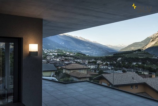 SLV 1000336 SQUARE WALL E27 Outdoor Wandleuchte Edelstahl max. 20W IP44