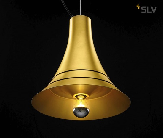 SLV 1000439 BATO 35 PD Indoor Pendelleuchte messing E27 max. 60W