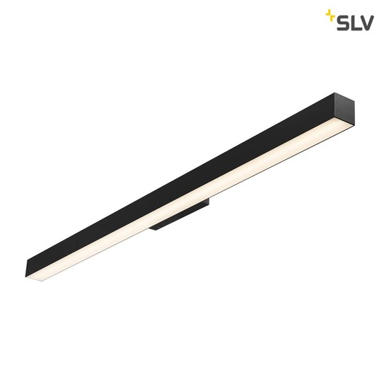 SLV 1000669 Q-LINE LED Wandleuchte black 3000K