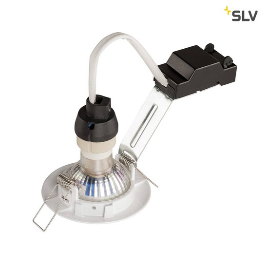 SLV 1000714 PIKA QPAR51 Deckeneinbauleuchte starr weiss max. 50W