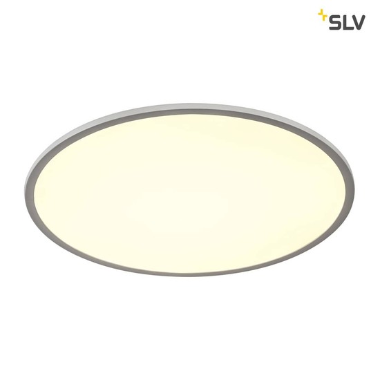 SLV 1000786 PANEL 60 rund LED Indoor Deckenaufbauleuchte silbergrau 4000K
