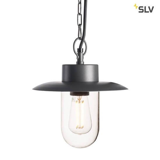 SLV 1000821 MOLAT E27 Outdoor Pendelleuchte anthrazit max. 60W IP44