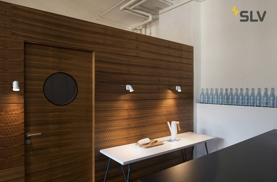 SLV 1000887 AVO CW Single Indoor Wand- und Deckenaufbauleuchte QPAR51 weiß max. 50W