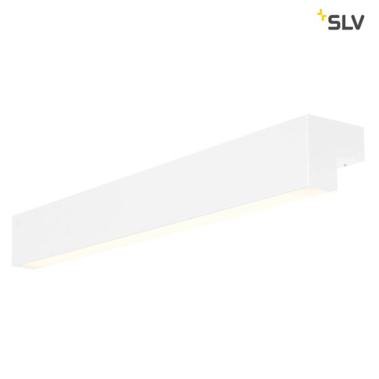 SLV 1001299 L-LINE 60 LED Wand- und Deckenleuchte IP44 3000K 700Lm weiss