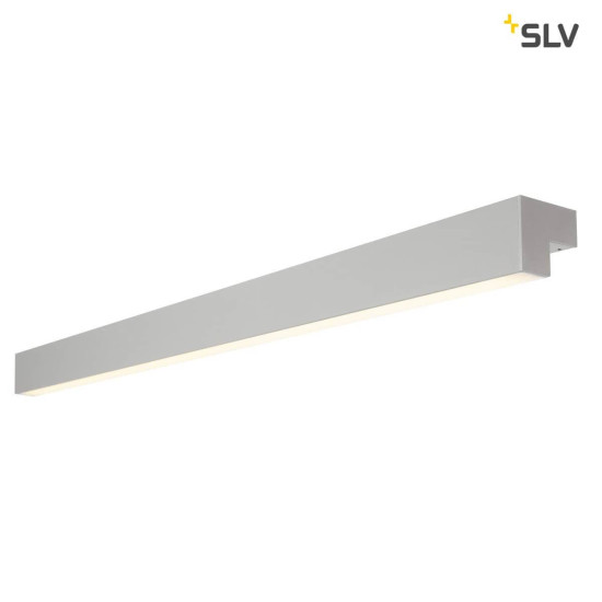 SLV 1001304 L-LINE 120 LED Wand- und Deckenleuchte IP44 3000K 3000Lm silber