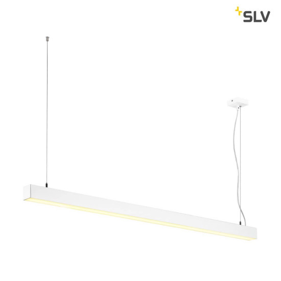 SLV 1001310 Q-LINE DALI SINGLE LED Pendelleuchte dimmbar 1500mm weiss